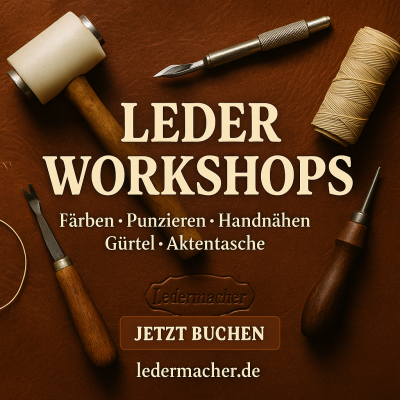 Neue Termine für unsere Workshops im Herbst - Herbst-Workshops 2025 – Jetzt Kurse bei Ledermacher buchen
