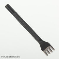 Schlageisen für Nahtlöcher - 4 Zähne - 2,5 mm