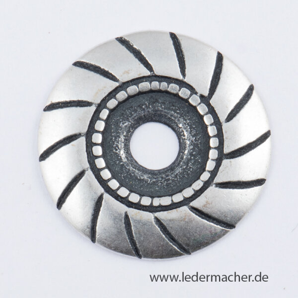 Nietscheibe - 20 mm - altsilber