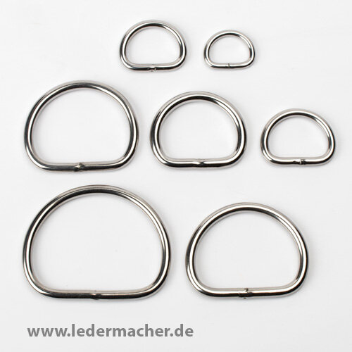 D-Ring - Edelstahl - verschweißt