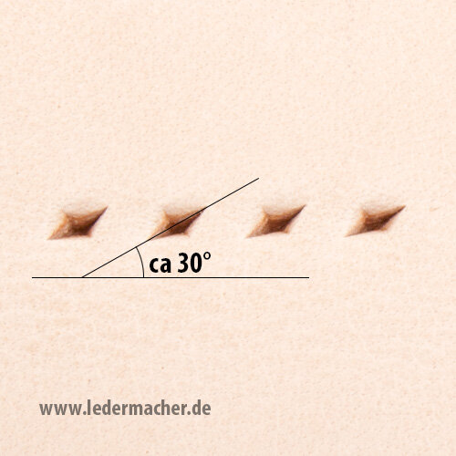 Schlageisen für Nahtlöcher - 3 mm