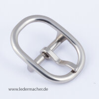 Schnalle 20 mm - silberfarben matt