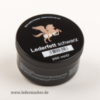 B&E Lederfett, schwarz, 250 ml