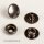 Druckknopf mit Ringfeder - 12,5 mm - anthrazit