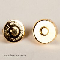Magnetverschluß - goldfarben - 20 mm